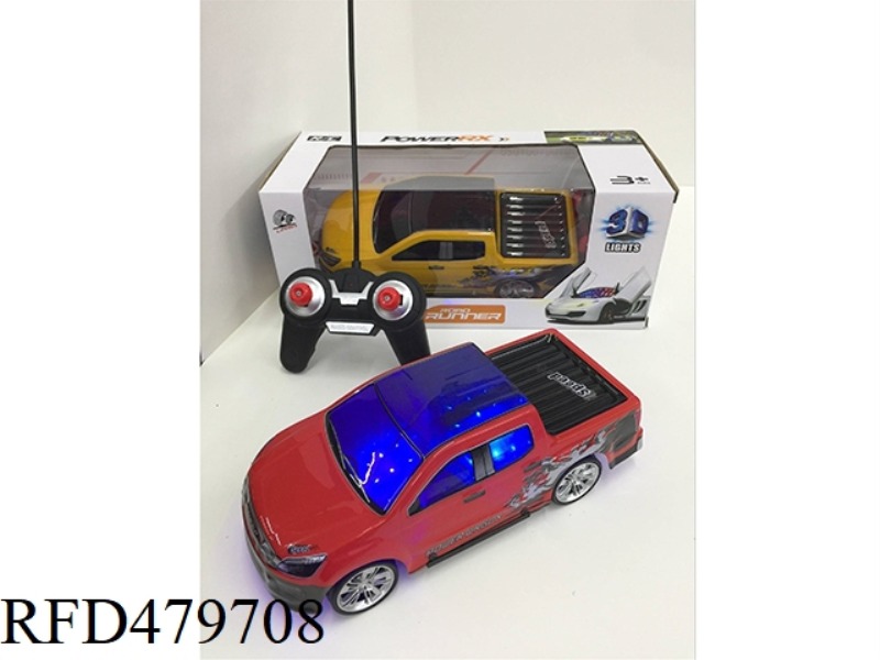 1:18 TWO-CHANNEL 3D LIGHT SOFT SHELL PICKUP SIMULATION (NOT INCLUDE)