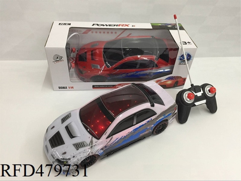1:14 FOUR-CHANNEL 3D LIGHT SOFT SHELL SUBARU SIMULATION (NOT INCLUDE)