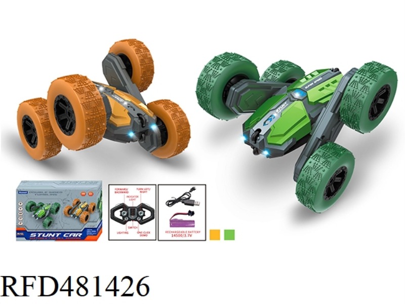 2.4G DOUBLE-SIDED STUNT REMOTE CONTROL CAR