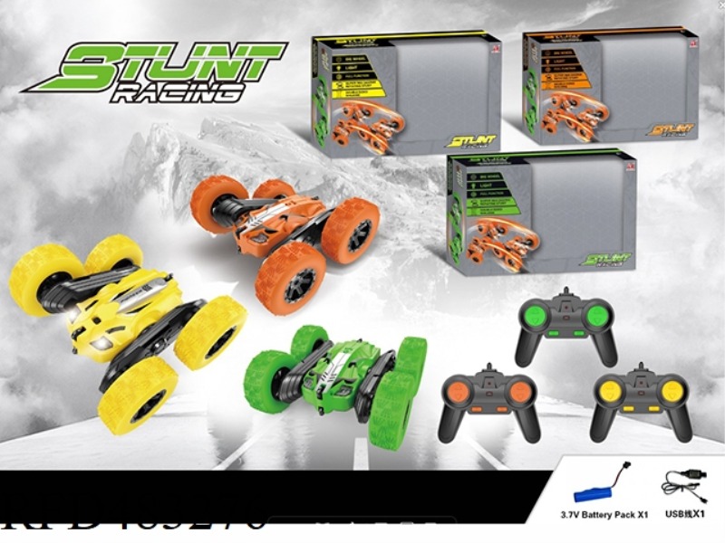 DOUBLE-SIDED STUNT CAR