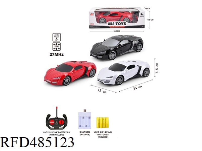 1: 16 FOUR-WAY REMOTE CONTROL CAR SIMULATION CAR (FRONT LIGHTS) （INCLUDE）