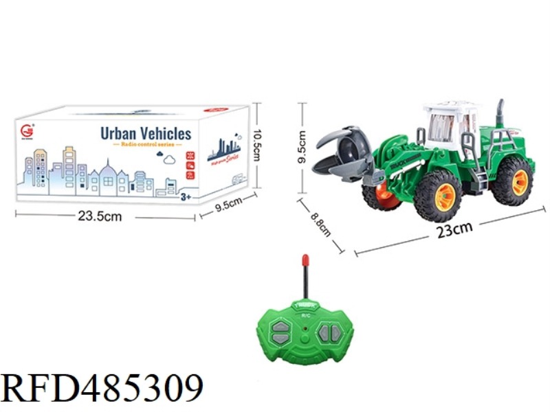 1:28 FOUR-CHANNEL LIGHT REMOTE CONTROL FLAT ARM FARMER'S SPLIT CAR (NOT INCLUDE)