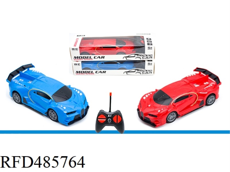 1: 20 FOUR-CHANNEL REMOTE CONTROL CAR WITH LIGHTS (NOT INCLUDED)