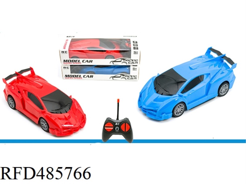 1: 20 FOUR-CHANNEL REMOTE CONTROL CAR WITH LIGHTS (NOT INCLUDED)