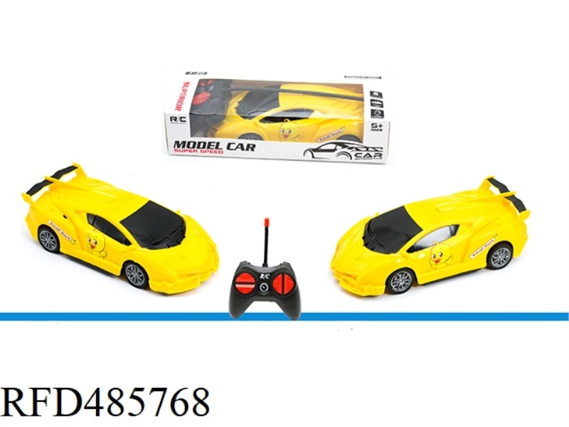 1: 20 FOUR-CHANNEL REMOTE CONTROL CAR WITH LIGHTS (NOT INCLUDED)