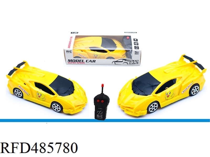 1: 20 TWO-CHANNEL REMOTE CONTROL CAR WITH LIGHTS (NOT INCLUDED)