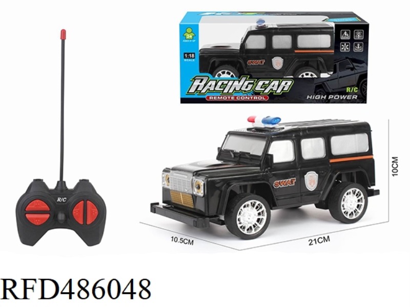 1:18 FOUR-CHANNEL REMOTE CONTROL VEHICLE LAND ROVER DEFENDER (UNPOWERED)