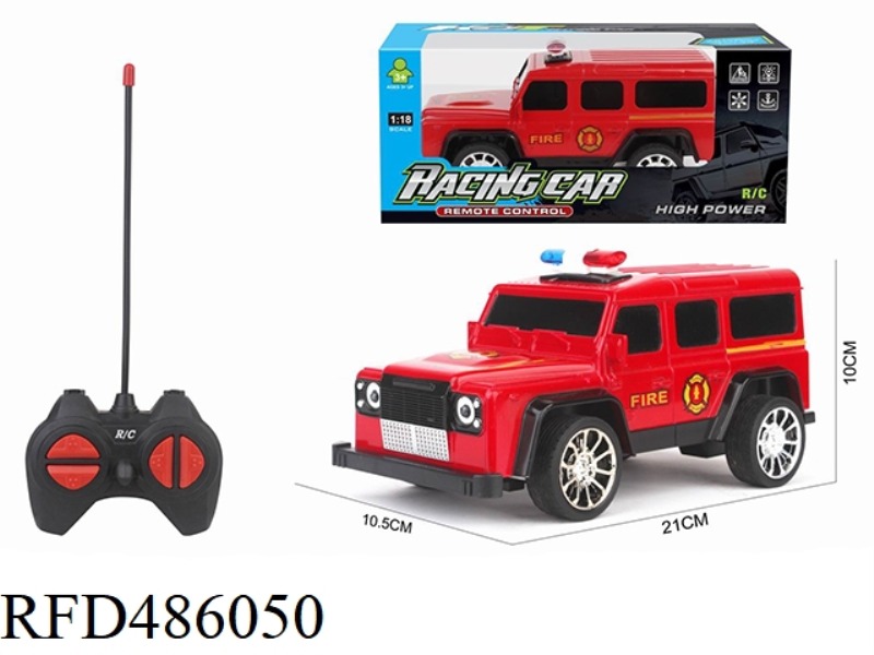 1:18 FOUR-CHANNEL REMOTE CONTROL VEHICLE LAND ROVER DEFENDER (UNPOWERED)