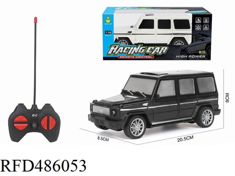 1:18 FOUR-CHANNEL SIMULATION REMOTE CONTROL VEHICLE BENZ G65 (NOT CHARGED)