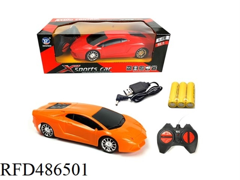 1:22 FOUR-WAY REMOTE CONTROL LAMBORGHINI EVONTADO (FORWARD LIGHT)