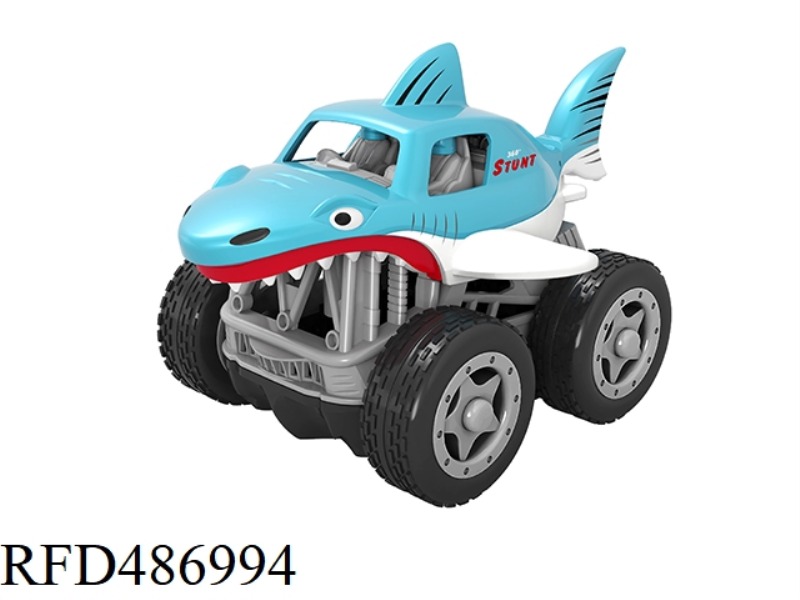 MINI FIVE-WAY HIGH AND LOW SPEED SHARK STUNT CAR