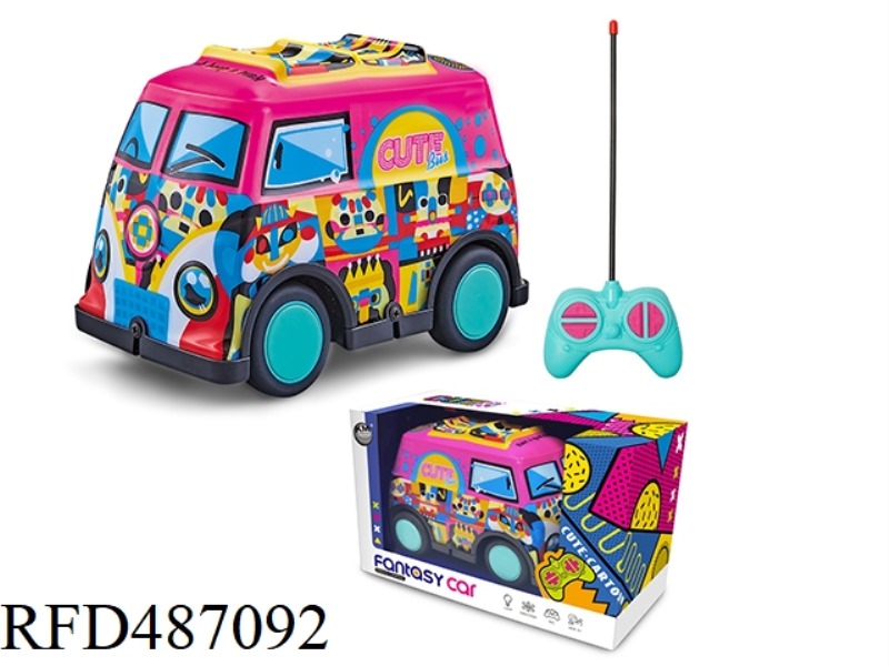 FOUR-CHANNEL BLISTER CARTOON CAR (NOT INCLUDE)