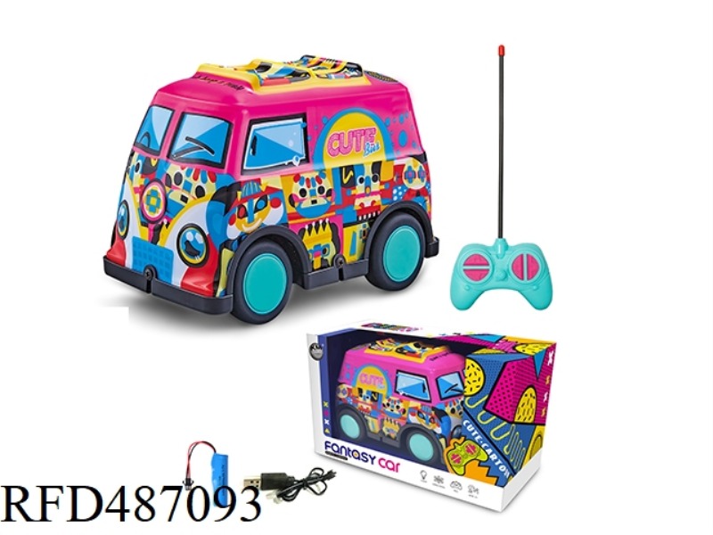 FOUR-CHANNEL BLISTER CARTOON CAR(INCLUDE)