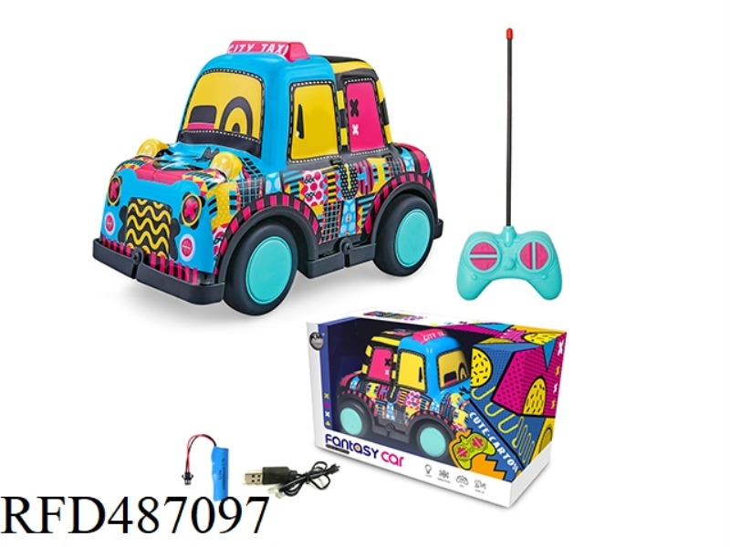 FOUR-CHANNEL BLISTER CARTOON CAR(INCLUDE)