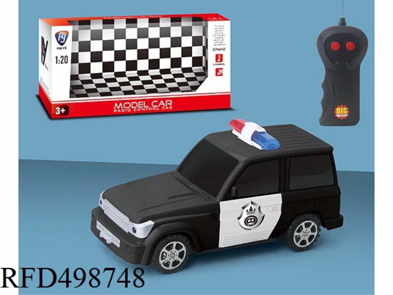 1:20 TWO TONG TOYOTA REMOTE CONTROL POLICE CAR