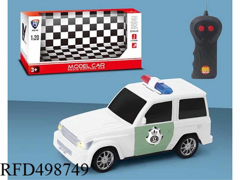 1:20 TWO TONG TOYOTA REMOTE CONTROL POLICE CAR