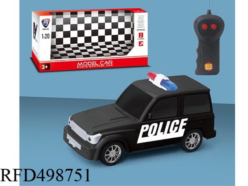 1:20 TWO TONG TOYOTA REMOTE CONTROL POLICE CAR