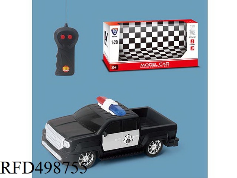 1:20 ERTONG GMC REMOTE CONTROL POLICE CAR