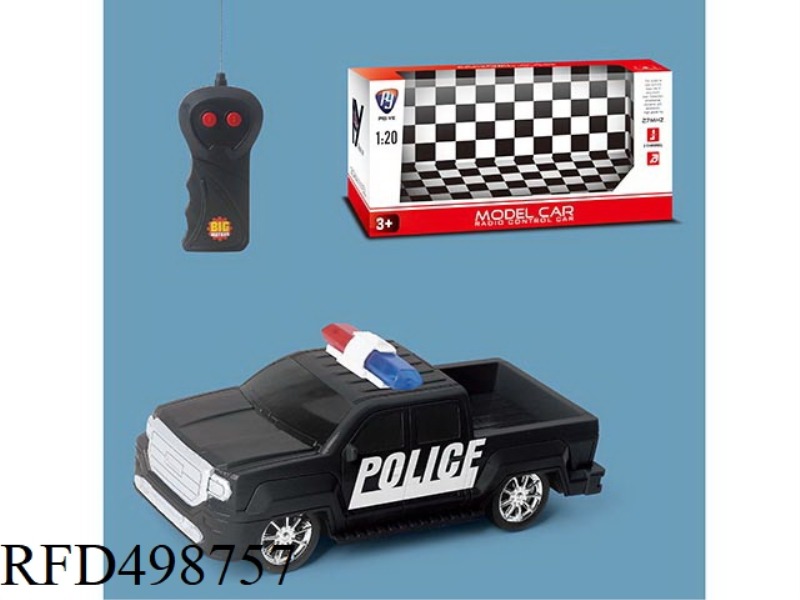 1:20 ERTONG GMC REMOTE CONTROL POLICE CAR