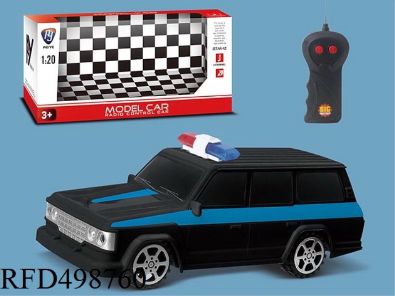 1:20 TWO TONG TOYOTA REMOTE CONTROL POLICE CAR