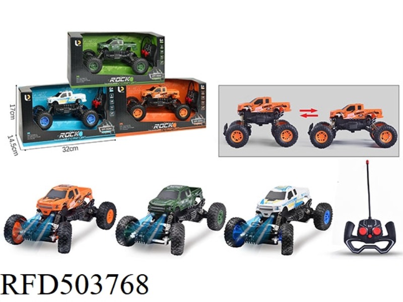 1:18 REMOTE CONTROL 4-WAY PICKUP CLIMBING VEHICLE