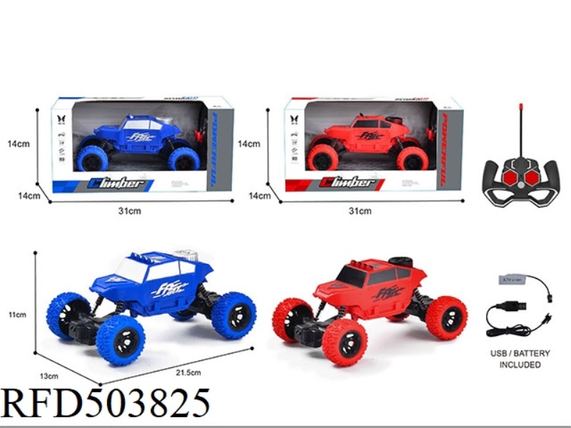 1:18 REMOTE CONTROL 4-WAY OFF-ROAD CLIMBING VEHICLE