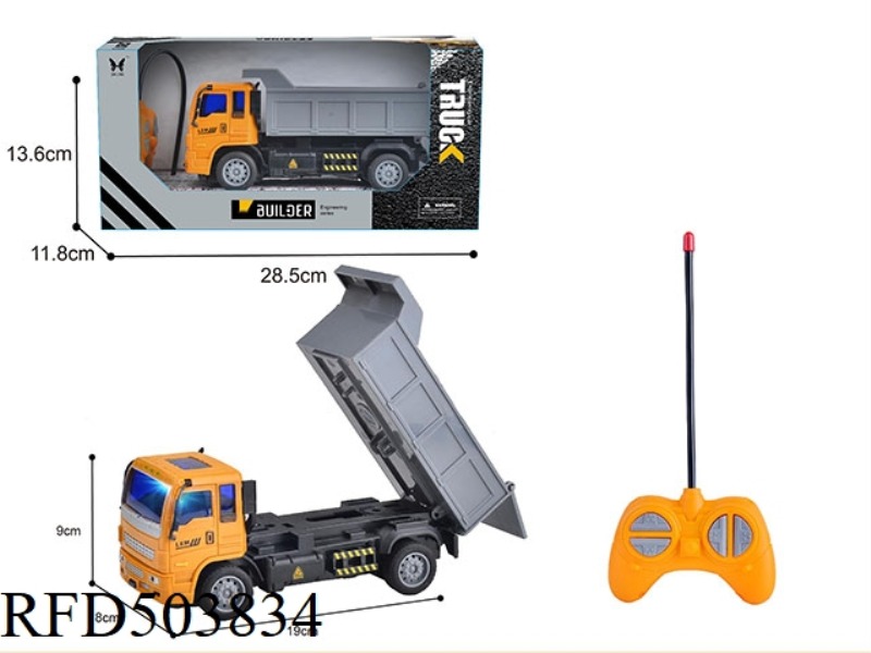 1:30 REMOTE CONTROL 4-WAY ENGINEERING TRUCK