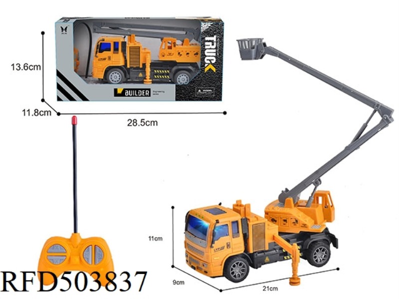 1:30 REMOTE CONTROL 4-WAY ENGINEERING LADDER LIFT CAR