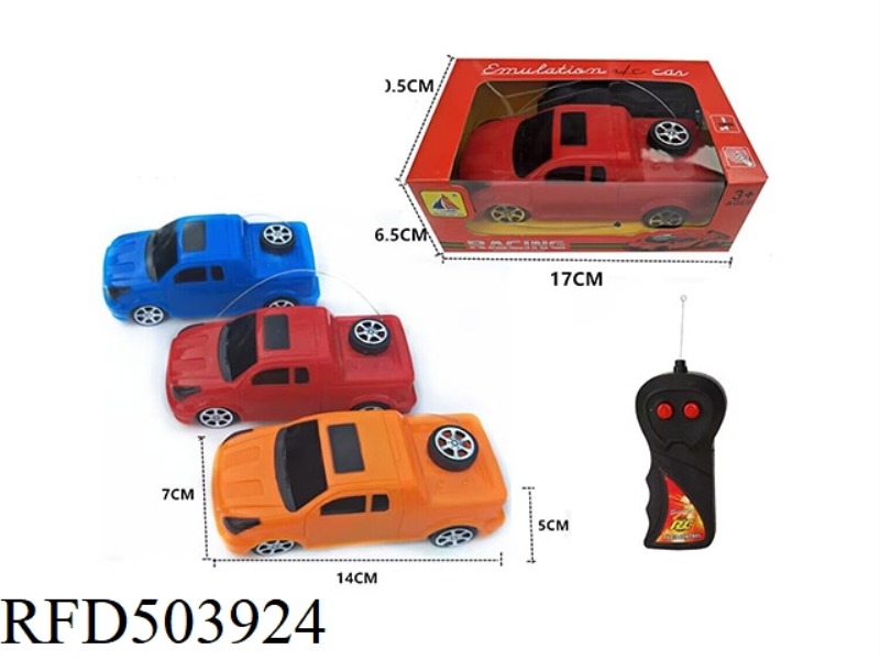 1:26 TWO-CHANNEL REMOTE CONTROL PICKUP TRUCK