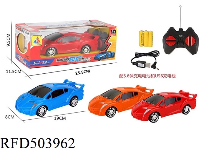 1:22 FOUR-CHANNEL REMOTE CONTROL CAR (RECHARGEABLE BATTERY +USB CHARGING CABLE)