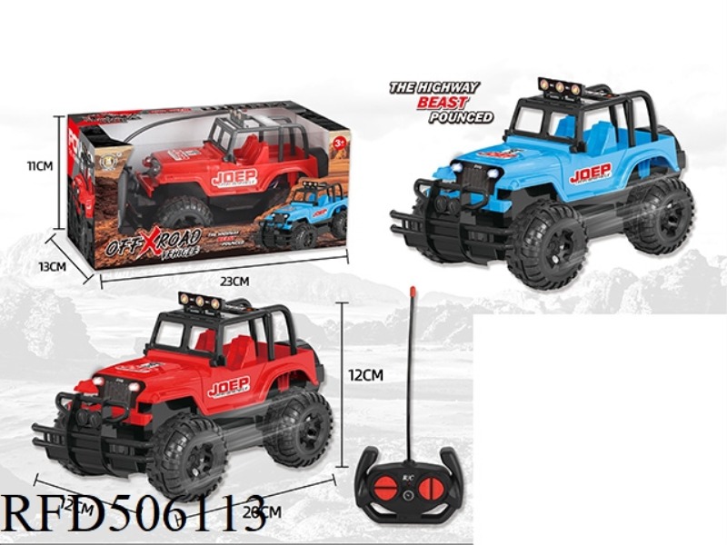 1：16 FOUR CHANNEL OFF-ROAD REMOTE CONTROL CAR