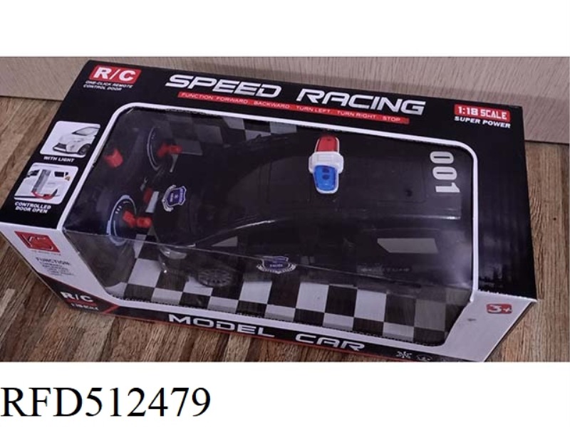 5 OPEN THE DOOR POLICE CAR WITH LIGHT REMOTE CONTROL CAR