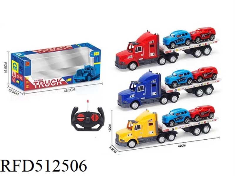FOUR WAY REMOTE CONTROL TRACTOR SINGLE LAYER WITH RACING 2