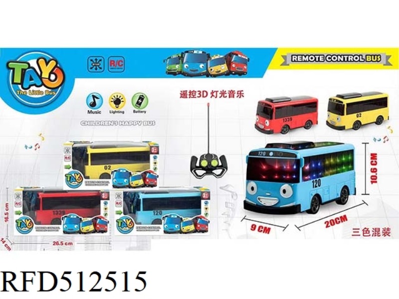 TAYO FOUR-CHANNEL REMOTE CONTROL CAR WITH 3D LIGHTS AND MUSIC