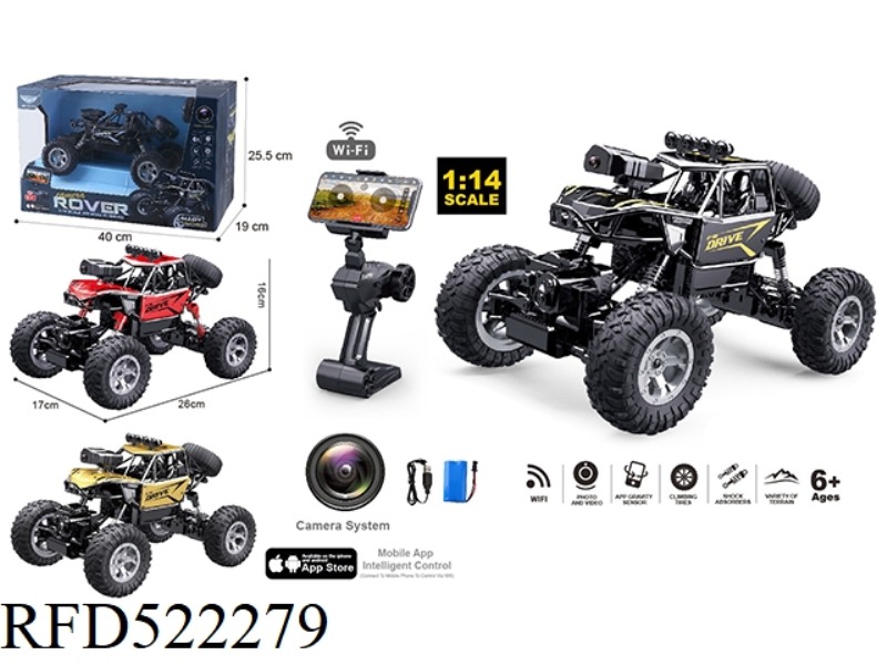 2.4G 1:14 REMOTE CONTROL PLASTIC OFF-ROAD CLIMBING CAMERA CAR