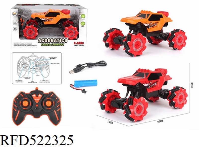 1:12 SEVEN-PASS SIDE REMOTE CONTROL CAR WITH WHEEL