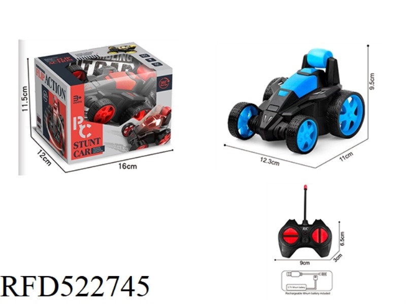 LIGHT STUNT ROLLOVER (WITH REMOTE CONTROL, ELECTRIC INCLUDED)