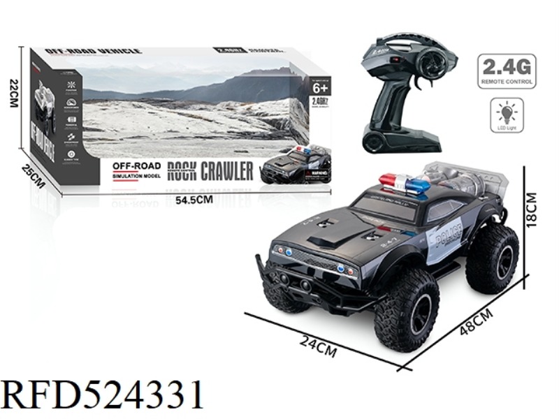 1:82.4G HIGHWAY DODGE POLICE CAR (LIGHT VERSION)