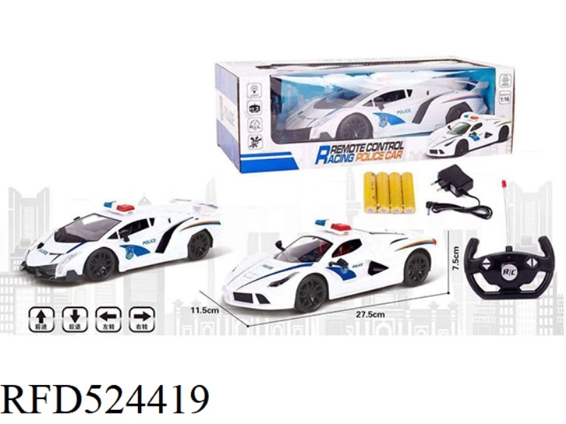 1:16 SIMULATION POLICE CAR REMOTE CONTROL POLICE CAR