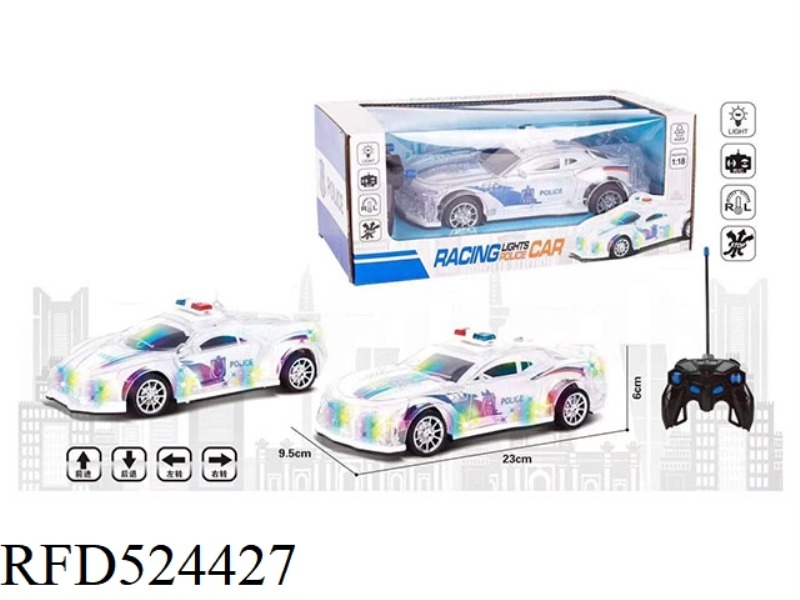 1:18 LIGHT REMOTE CONTROL POLICE CAR