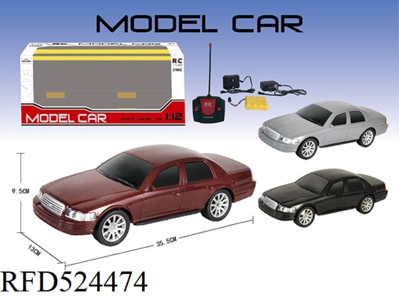 REMOTE CONTROL CAR 1:12 FOUR-WAY REMOTE CONTROL FORD SEDAN