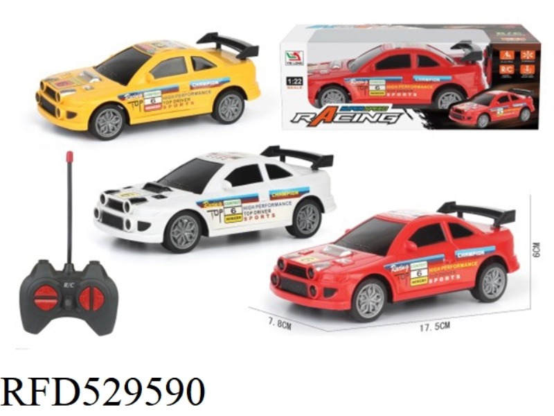 1:22 SUBARU FOUR-WAY REMOTE CONTROL RACING CAR