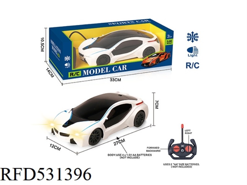 27MHZ 1:14 FOUR-PASS HEADLIGHTS SIMULATION REMOTE CONTROL CAR BMW I8