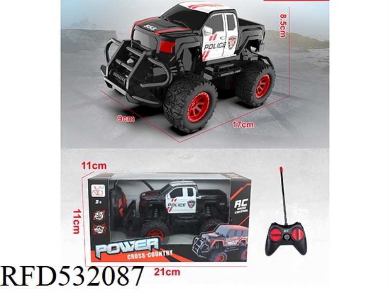 FOUR-CHANNEL REMOTE CONTROL FORD POLICE SUV