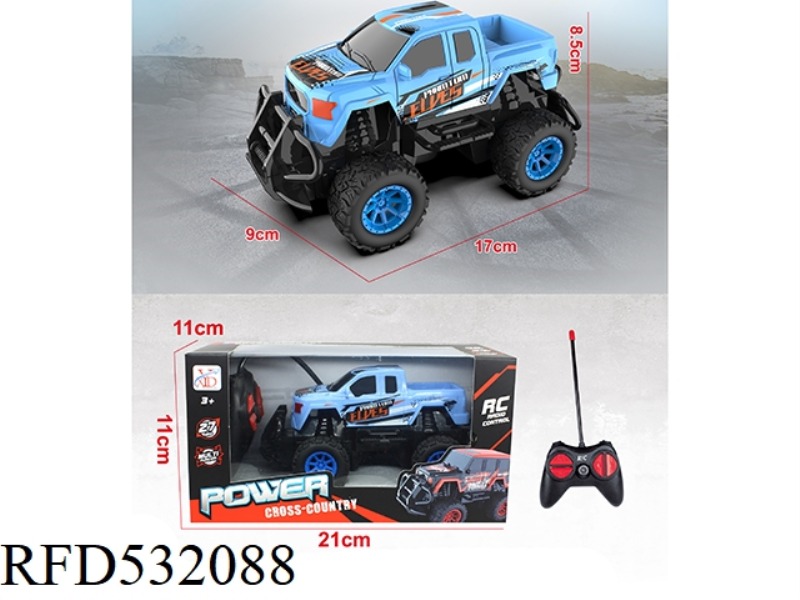 FOUR-CHANNEL REMOTE CONTROL FORD RACING SUVS