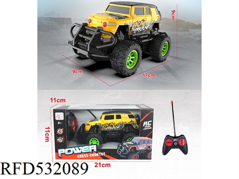 FOUR-CHANNEL REMOTE CONTROL TOYOTA SMALL OFF-ROAD VEHICLE