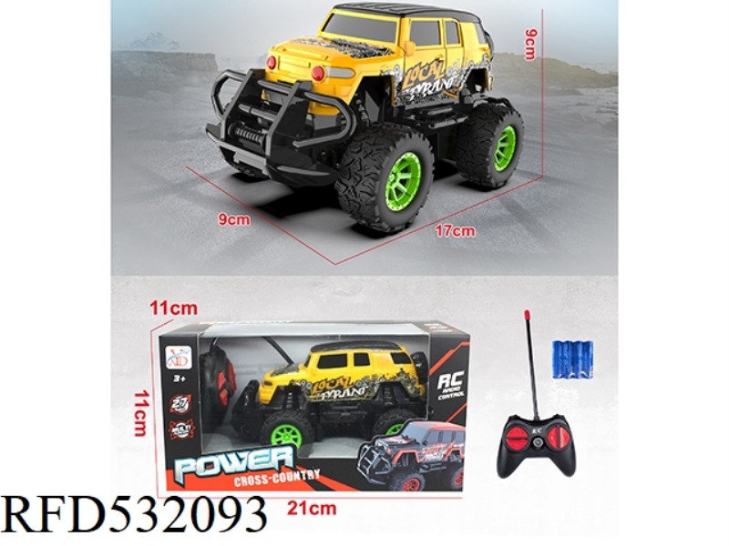 FOUR-CHANNEL REMOTE CONTROL TOYOTA SMALL OFF-ROAD VEHICLE