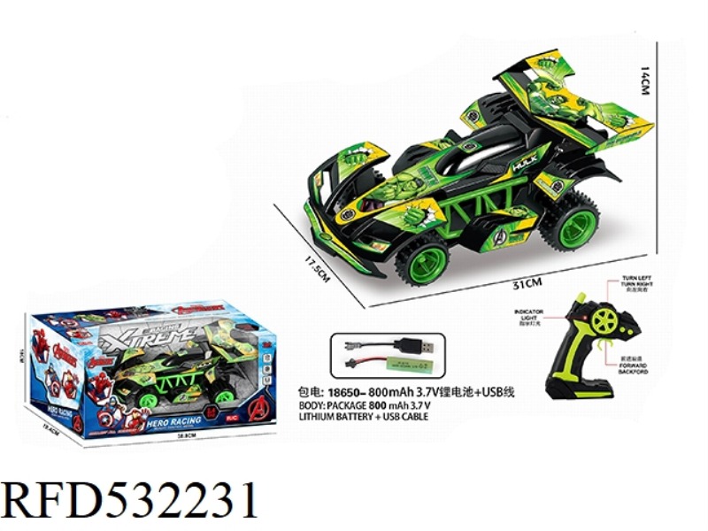 1:12 SITONG 2.4G SEMI-HIGH SPEED REMOTE CONTROL HULK COMPETITIVE RACING CAR  (INCLUDE)