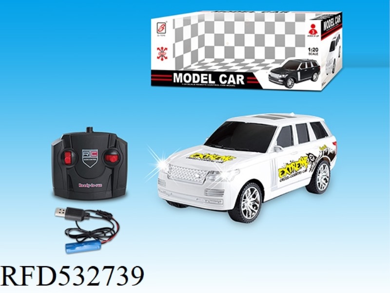 1:20 FOUR-WAY SIMULATION REMOTE CONTROL VEHICLE (COLOR STANDARD) ELECTRIC PACKAGE