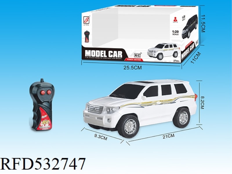 TOYOTA TWO-PASS REMOTE CONTROL VEHICLE (NO ELECTRICITY PACKAGE)